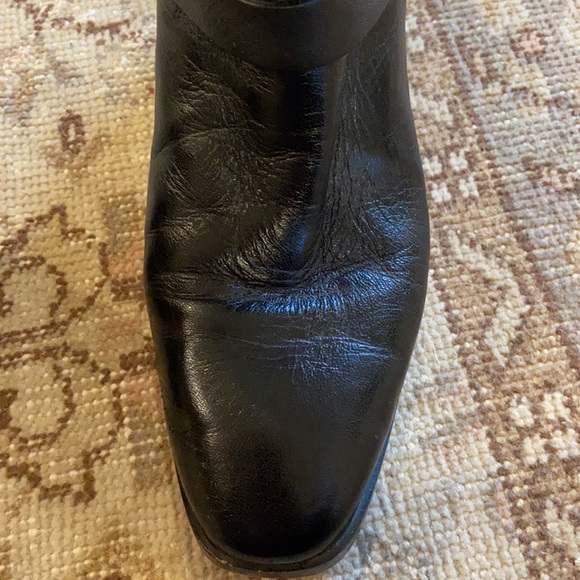 Stuart Weitzman Expert leather buckle moto boots - Picture 5 of 10